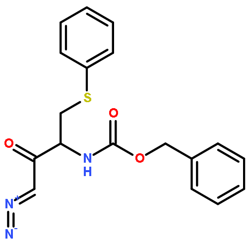 Carbamic acid, [(1R)-3-diazo-2-oxo-1-[(phenylthio)methyl]propyl]-,phenylmethyl ester