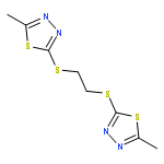 1,3,4-Thiadiazole, 2,2'-[1,2-ethanediylbis(thio)]bis[5-methyl-