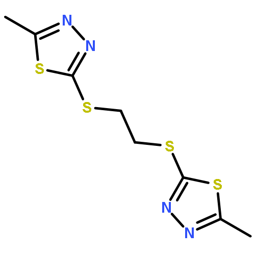 1,3,4-Thiadiazole, 2,2'-[1,2-ethanediylbis(thio)]bis[5-methyl-