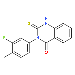 4(1H)-Quinazolinone,3-(3-fluoro-4-methylphenyl)-2,3-dihydro-2-thioxo-