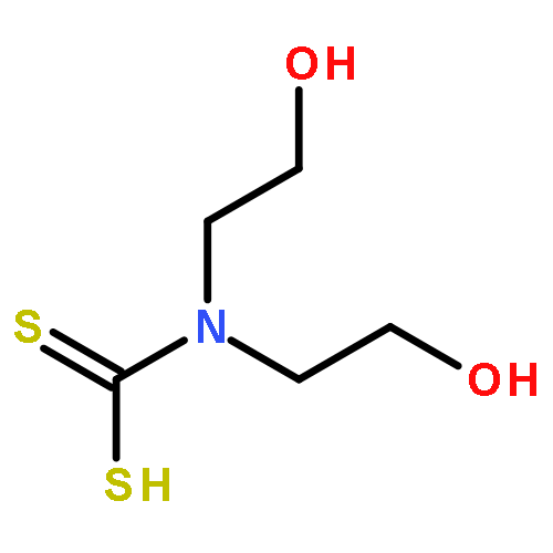 Carbamodithioic acid,N,N-bis(2-hydroxyethyl)-