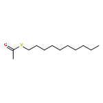 Ethanethioic acid, S-decyl ester