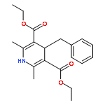 3,5-Pyridinedicarboxylicacid, 1,4-dihydro-2,6-dimethyl-4-(phenylmethyl)-, 3,5-diethyl ester