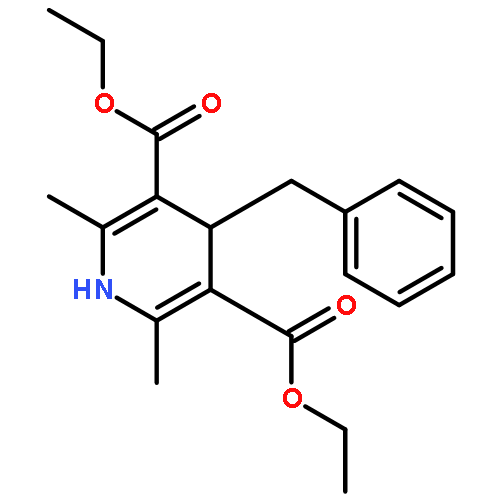 3,5-Pyridinedicarboxylicacid, 1,4-dihydro-2,6-dimethyl-4-(phenylmethyl)-, 3,5-diethyl ester