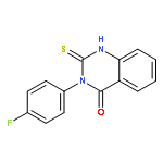 3-(4-FLUORO-PHENYL)-2-THIOXO-2,3-DIHYDRO-1H-QUINAZOLIN-4-ONE