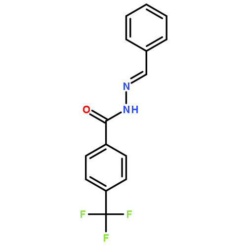 Benzoic acid, 4-(trifluoromethyl)-, (phenylmethylene)hydrazide