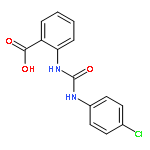 Benzoic acid, 2-[[[(4-chlorophenyl)amino]carbonyl]amino]-