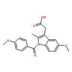 1H-Indole-3-acetic acid, 5-methoxy-1-(4-methoxybenzoyl)-2-methyl-