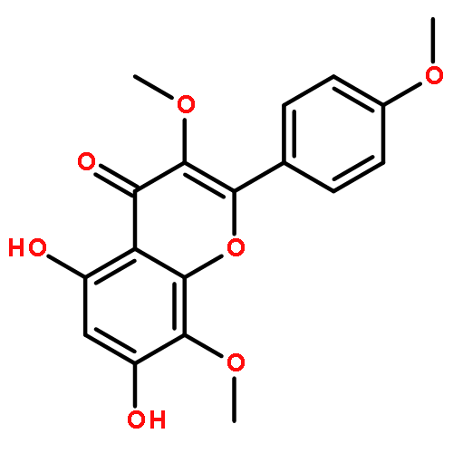 5,7-Dihydroxy-3,8-dimethoxy-2-(4-methoxyphenyl)-4H-chromen-4-one