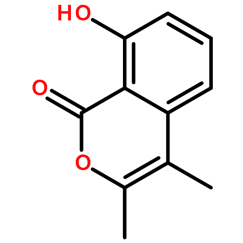 1H-2-Benzopyran-1-one,8-hydroxy-3,4-dimethyl-