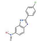 1H-Benzimidazole, 2-(4-chlorophenyl)-5-nitro-