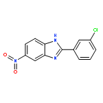 2-(3-chlorophenyl)-6-nitro-1H-benzimidazole