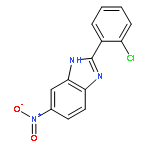 1H-BENZIMIDAZOLE, 2-(2-CHLOROPHENYL)-5-NITRO-