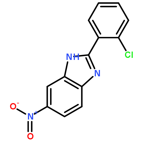 1H-BENZIMIDAZOLE, 2-(2-CHLOROPHENYL)-5-NITRO-