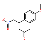 2-Pentanone,4-(4-methoxyphenyl)-5-nitro-