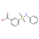 Benzoic acid, 3-[(phenylamino)sulfonyl]-