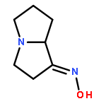 1H-Pyrrolizin-1-one, hexahydro-, oxime