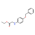 Glycine, N-[4-(phenylmethoxy)phenyl]-, ethyl ester