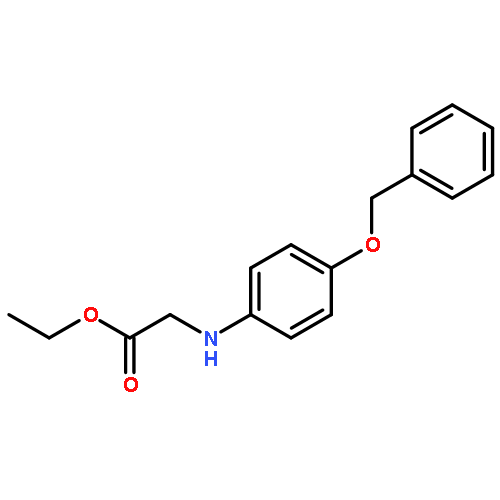 Glycine, N-[4-(phenylmethoxy)phenyl]-, ethyl ester