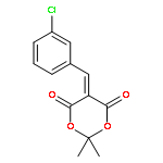 1,3-Dioxane-4,6-dione, 5-[(3-chlorophenyl)methylene]-2,2-dimethyl-