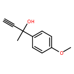 Benzenemethanol, a-ethynyl-4-methoxy-a-methyl-