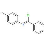 Benzenecarboximidoyl chloride, N-(4-methylphenyl)-