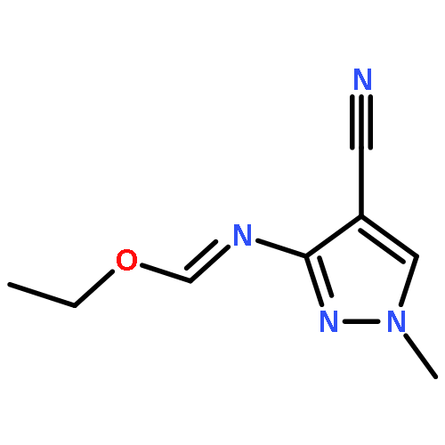 N-(4-cyano-1-methyl-1H-pyrazol-3-yl)-Methanimidic acid ethyl ester