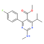 Methyl 4-(4-fluorophenyl)-6-isopropyl-2-(methylamino)pyrimidine-5-carboxylate