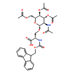 L-Serine,N-[(9H-fluoren-9-ylmethoxy)carbonyl]-O-[3,4,6-tri-O-acetyl-2-(acetylamino)-2-deoxy-b-D-glucopyranosyl]-