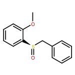 Benzene, 1-methoxy-2-[(R)-(phenylmethyl)sulfinyl]-