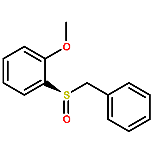 Benzene, 1-methoxy-2-[(R)-(phenylmethyl)sulfinyl]-