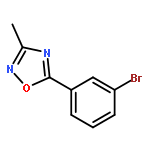 1,2,4-Oxadiazole,5-(3-bromophenyl)-3-methyl-