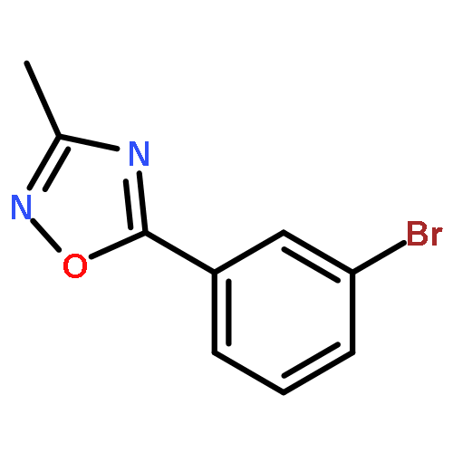 1,2,4-Oxadiazole,5-(3-bromophenyl)-3-methyl-