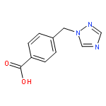 4-((1H-1,2,4-Triazol-1-yl)methyl)benzoic acid