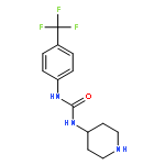 Urea, N-4-piperidinyl-N'-[4-(trifluoromethyl)phenyl]-