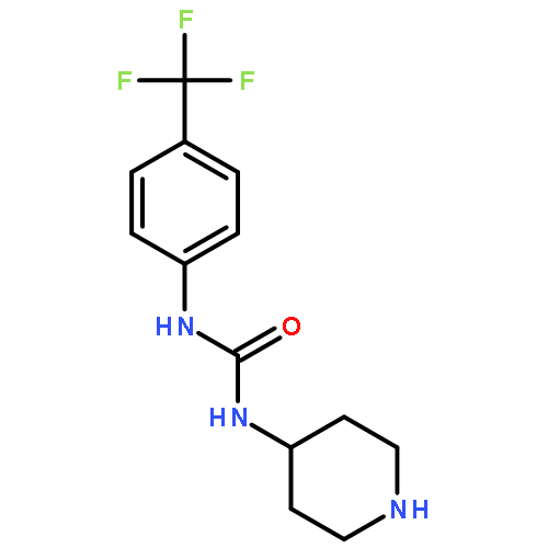 Urea, N-4-piperidinyl-N'-[4-(trifluoromethyl)phenyl]-