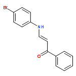 2-Propen-1-one, 3-[(4-bromophenyl)amino]-1-phenyl-, (2Z)-