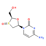 2(1H)-Pyrimidinone,4-amino-1-[(2R,3R,5S)-2-(hydroxymethyl)-3-oxido-1,3-oxathiolan-5-yl]- (9CI)