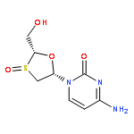 2(1H)-Pyrimidinone,4-amino-1-[(2R,3S,5S)-2-(hydroxymethyl)-3-oxido-1,3-oxathiolan-5-yl]- (9CI)