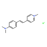 Pyridinium, 4-[2-[4-(dimethylamino)phenyl]ethenyl]-1-methyl-, chloride