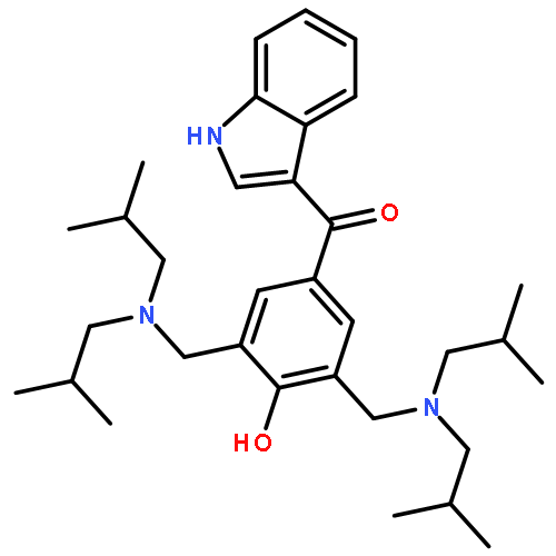 Methanone,[3,5-bis[[bis(2-methylpropyl)amino]methyl]-4-hydroxyphenyl]-1H-indol-3-yl-