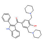 Methanone,[4-hydroxy-3,5-bis(1-piperidinylmethyl)phenyl](2-phenyl-1H-indol-3-yl)-