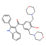 Methanone,[4-hydroxy-3,5-bis(4-morpholinylmethyl)phenyl](2-phenyl-1H-indol-3-yl)-