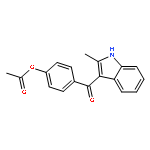 Methanone, [4-(acetyloxy)phenyl](2-methyl-1H-indol-3-yl)-