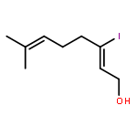 2,6-Octadien-1-ol, 3-iodo-7-methyl-, (2Z)-