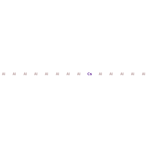 Aluminum, compd. with cesium (13:1)