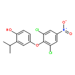 Phenol, 4-(2,6-dichloro-4-nitrophenoxy)-2-(1-methylethyl)-