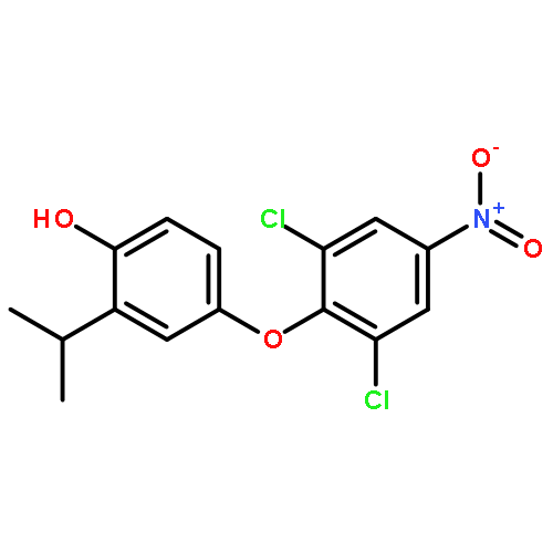 Phenol, 4-(2,6-dichloro-4-nitrophenoxy)-2-(1-methylethyl)-