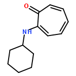 2,4,6-Cycloheptatrien-1-one, 2-(cyclohexylamino)-