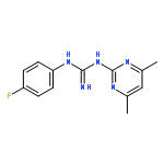 2-(4,6-dimethylpyrimidin-2-yl)-1-(4-fluorophenyl)guanidine